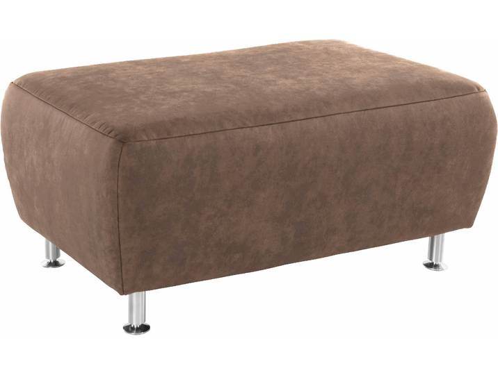 Hocker, Luxus-Microfaser, Nougat, 101×68 cm, Modern & Klassisch, Places of Style
