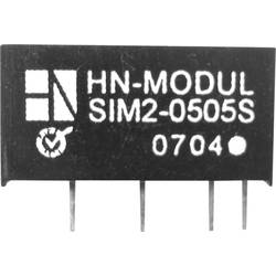 HN Power SIM2-0512D-SIL7 DC/DC-Wandler, Print 5 V/DC 12 V/DC, -12 V/DC 82 mA 2 W Anzahl Ausgänge: 2 x Inhalt 1 St.