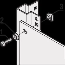 Schroff Montagematerial-Set 21101810 (VE100)