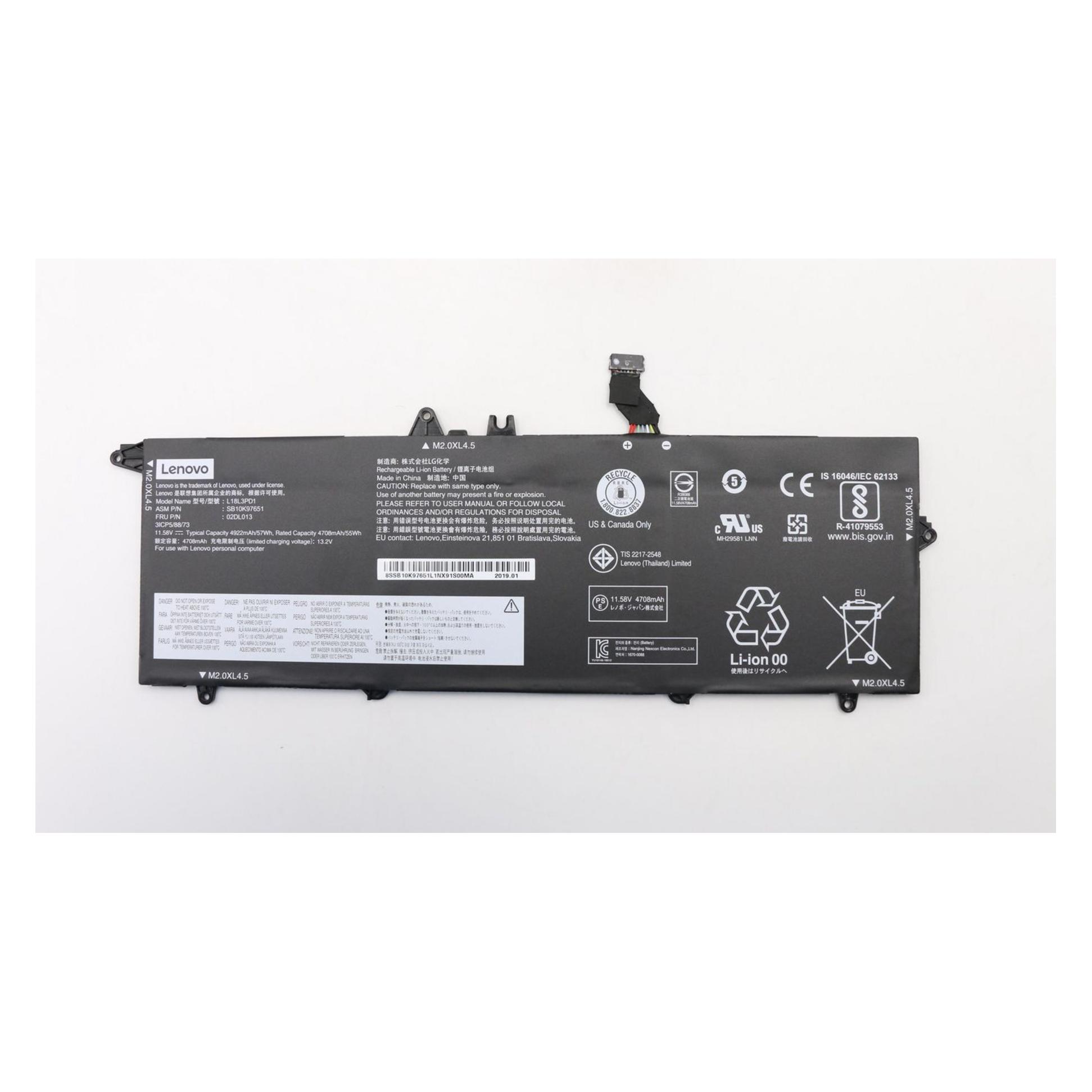 Lenovo FRU02DL013 (3 Zellen) (FRU02DL013)
