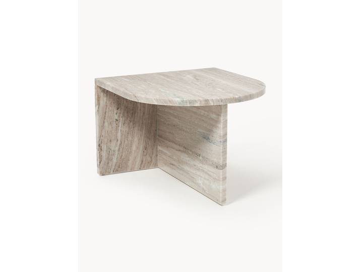 Ovaler Couchtisch Leander aus Marmor