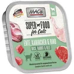 MAC ́s CAT Ente, Kaninchen & Rind 16x100 g
