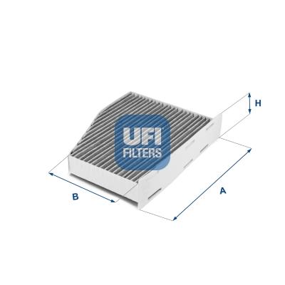 UFI Filter, Innenraumluft 54.124.00 für VAG