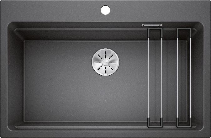 Blanco Etagon 8 - Silgranitspüle, 780x510 mm, mit Schienen, Anthrazit 525187