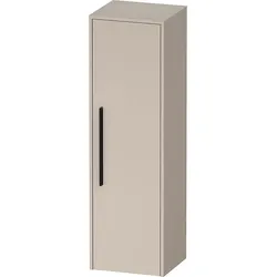Duravit D-Code Halbhochschrank DC1338RBD910000 Griffe Diamantschwarz, Taupe Matt, 400x1320x36 mm