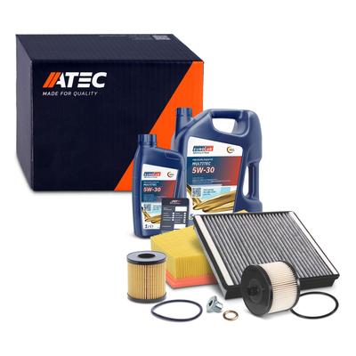Atec Inspektionspaket Filtersatz SET B + 6l ÖL [Hersteller-Nr. 40581670] für Ford