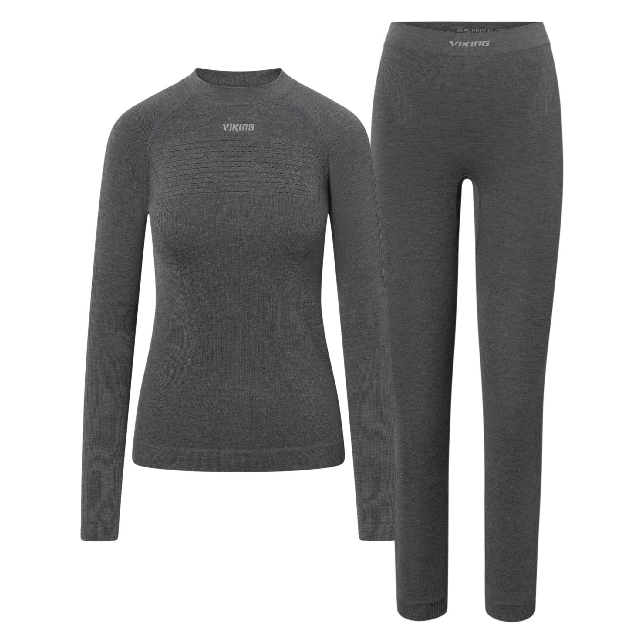 Viking Tende Lady Set PrimaLoft Cashmere Damenunterwäsche grau (S) (500/27/5748/0800)