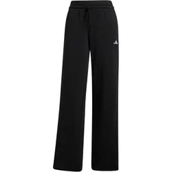 adidas Essentials Small Logo Feelcozy Open-Hem Jogginghose Damen JC5921 - black/white S