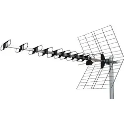 Iskra eStar Antena DTX-48F Yagi 21-69 Juodas Juodas (DVB-T / -T2), SAT Spiegel + SAT Antennen, Schwarz