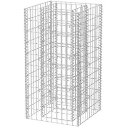 vidaXL Gabionen-Hochbeet Stahl 50×50×100 cm