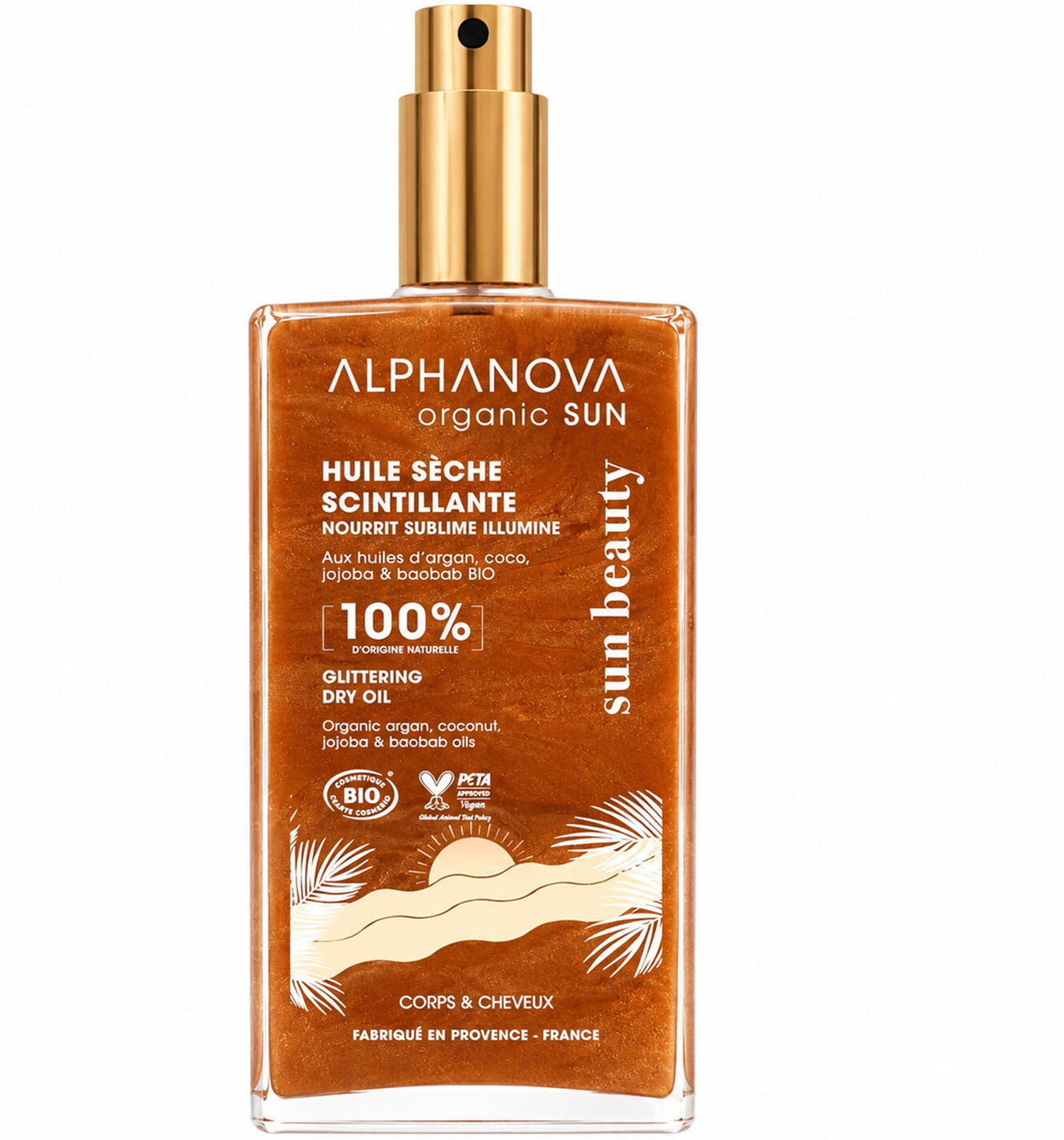 ALPHANOVA Sun Beauty Glittering Dry Oil 100ml