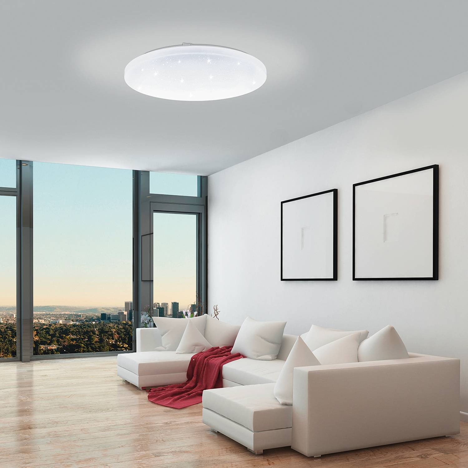 Eglo Frania-A LED badkamer plafonnière, wit, Ø 30 cm, IP44