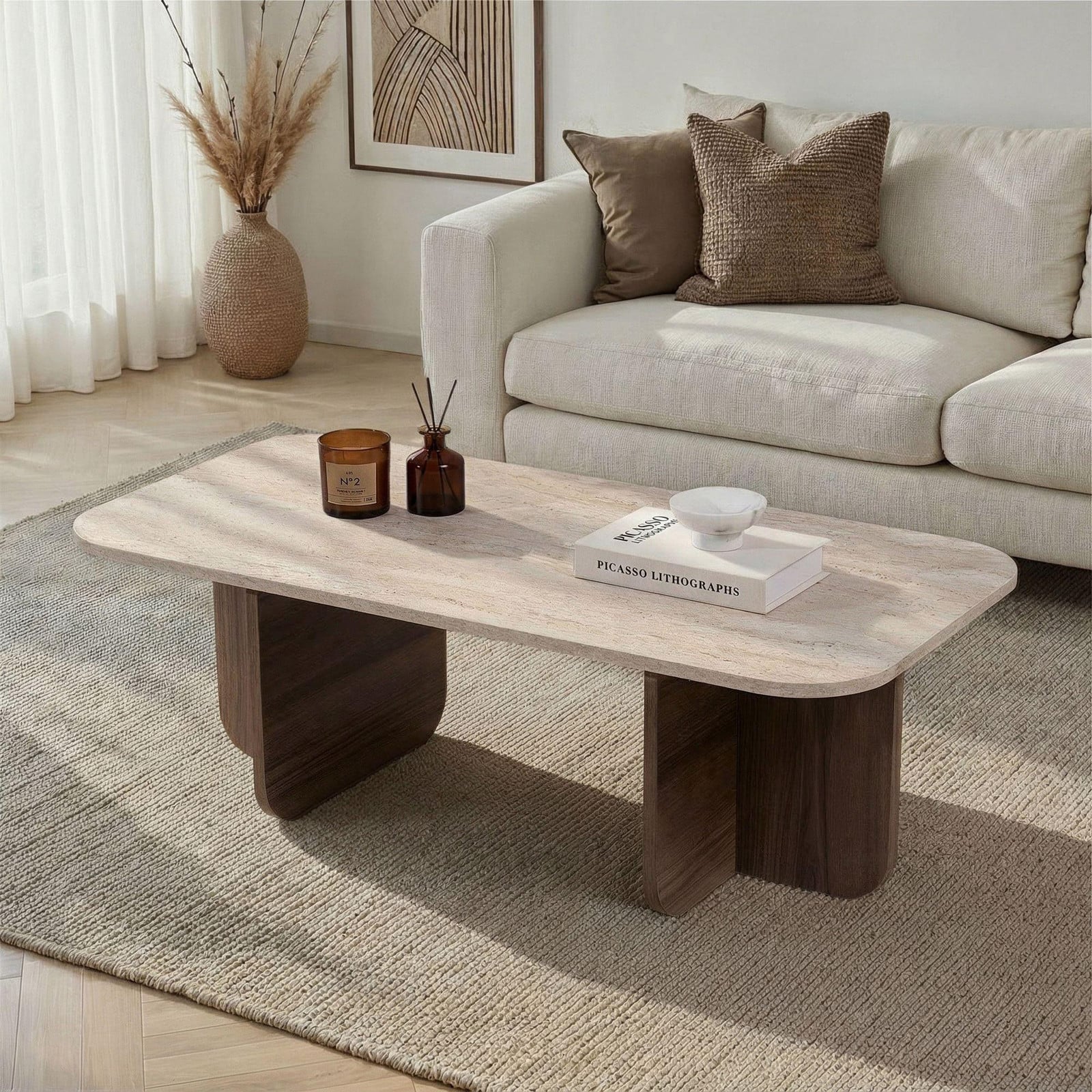 Skye Decor Salontafel 3-delig Sapphire Oak, Breedte: 120 cm