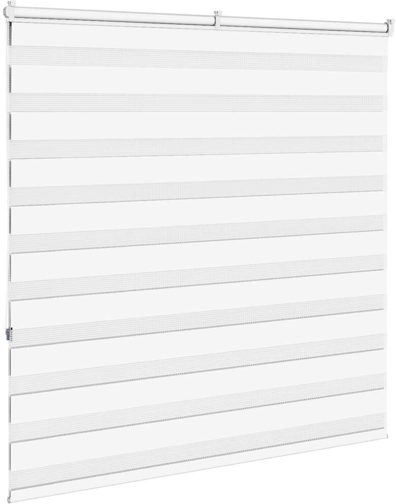 vidaXL Store zèbre blanc 150x150 cm largeur du tissu 145,9cm polyester