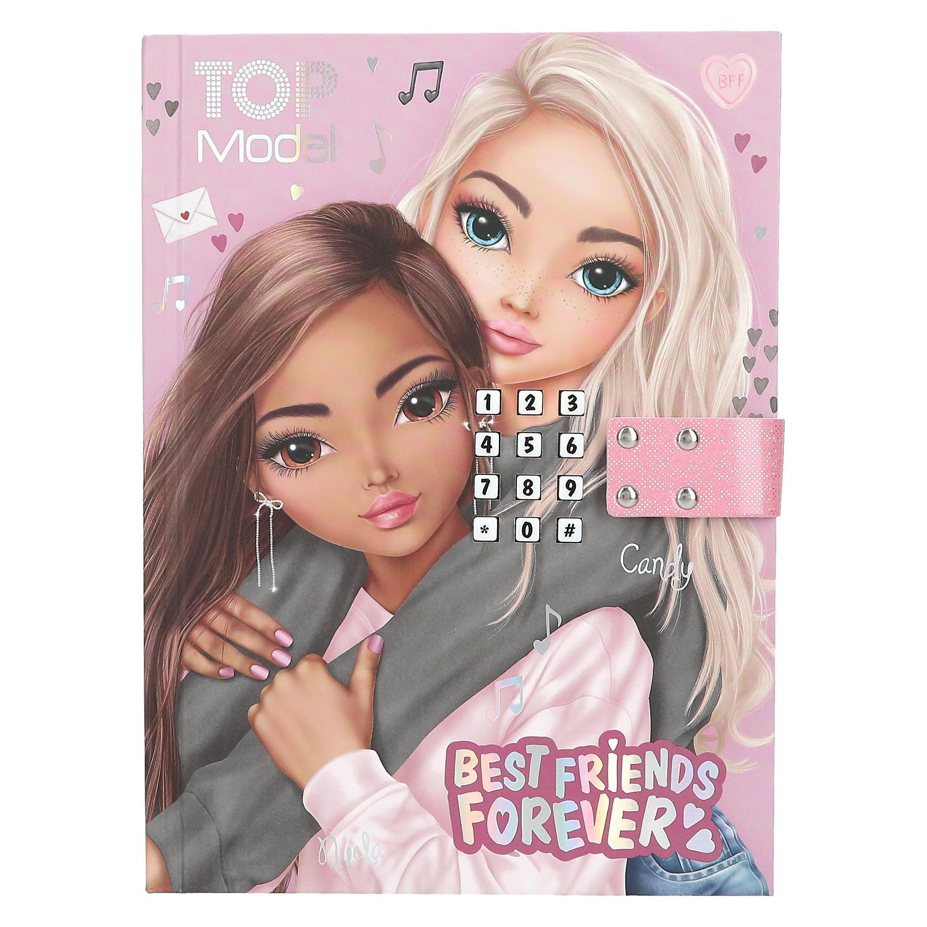 Top Model Topmodel - Diary With Code And Sound MY BFF (413723) (Liniert, Harter Einband) (413723)