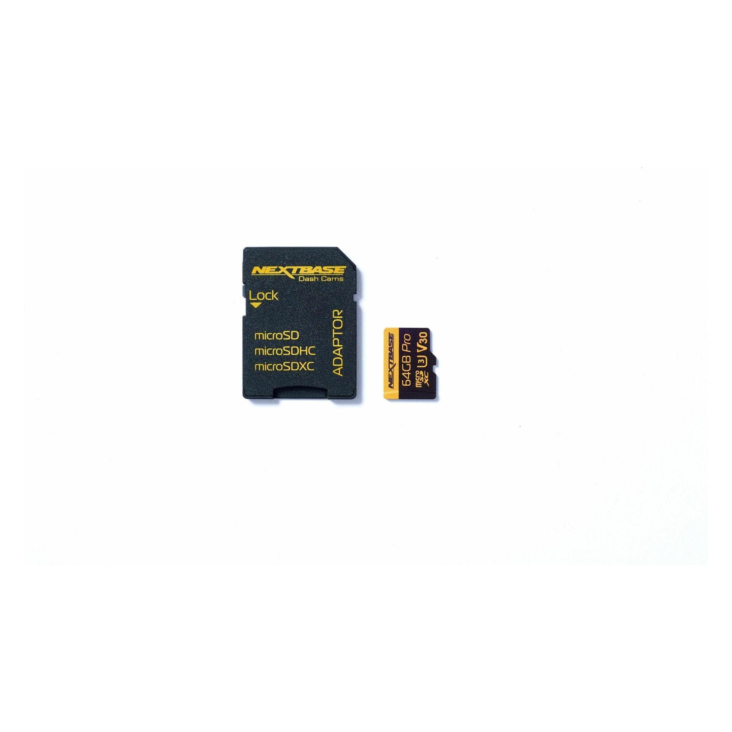 Nextbase U3 Micro SD (64 GB, microSDXC, U3, UHS-I) (NBDVRS2SD64GBU3)