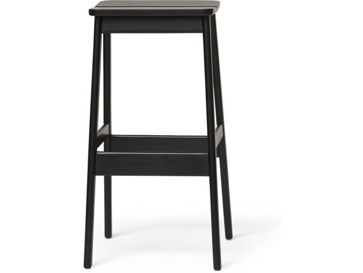 Schemel Angle Form and Refine braun, Designer Herman Studio, 41x75x39 cm; Sitz 24 cm