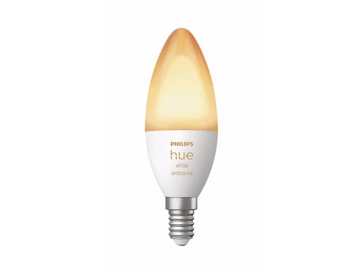Philips Hue Lampe Kerze White Ambiance E14 (4 W) - 1 Stück LED-Lampe – LED/Leuchtmittel/Glühbirne