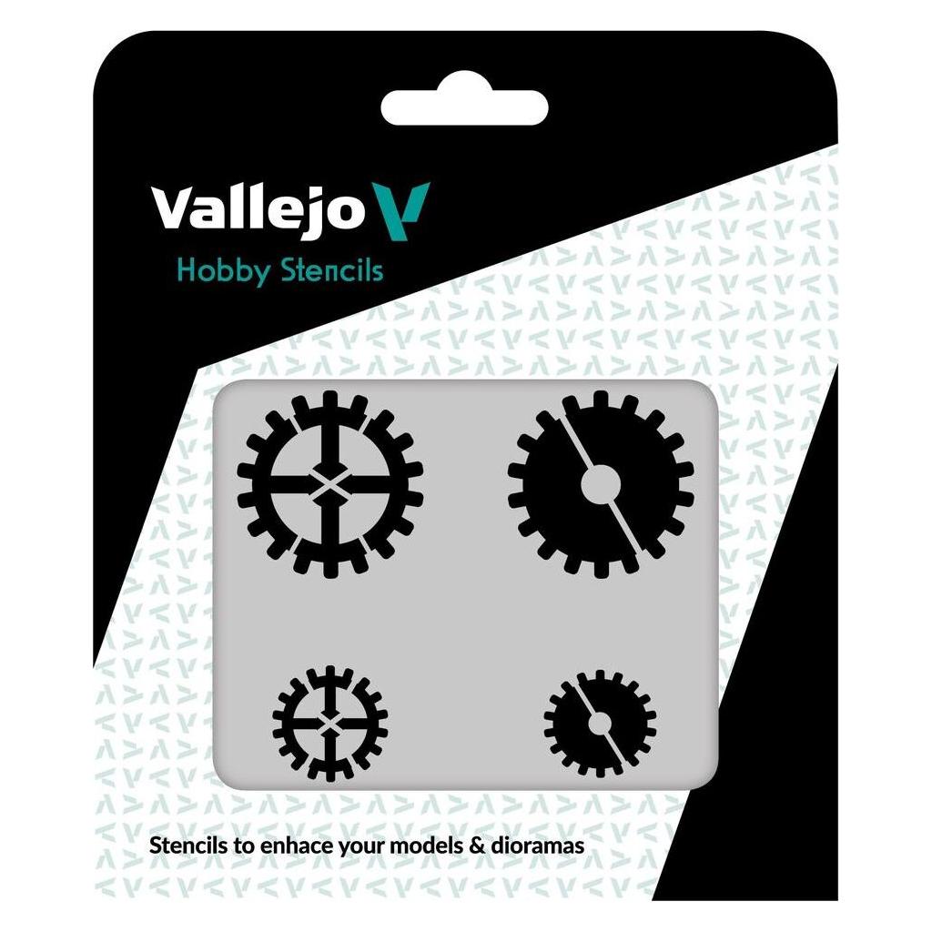 Vallejo Stencil Gear Markings (ST-SF001)