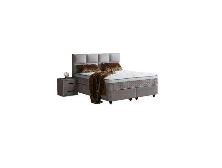 Premium Boxspringbett „Ayana“ inkl. Matratze & Topper Beige 160 x 200 cm BEDS SUPPLY