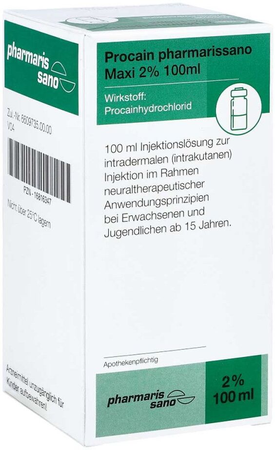 Procain pharmarissano 2% Maxi