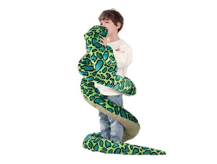 LuxusKollektion Kuscheltier Kuscheltier Kobra 270cm Plüschtier Geschenk Kinder Schlange