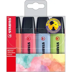 STABILO BOSS ORIGINAL Pastel Textmarker farbsortiert