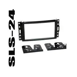 CHEVROLET / BUICK / HUMMER / SATURN 2-DIN Radioblende schwarz Radio Halterung...
