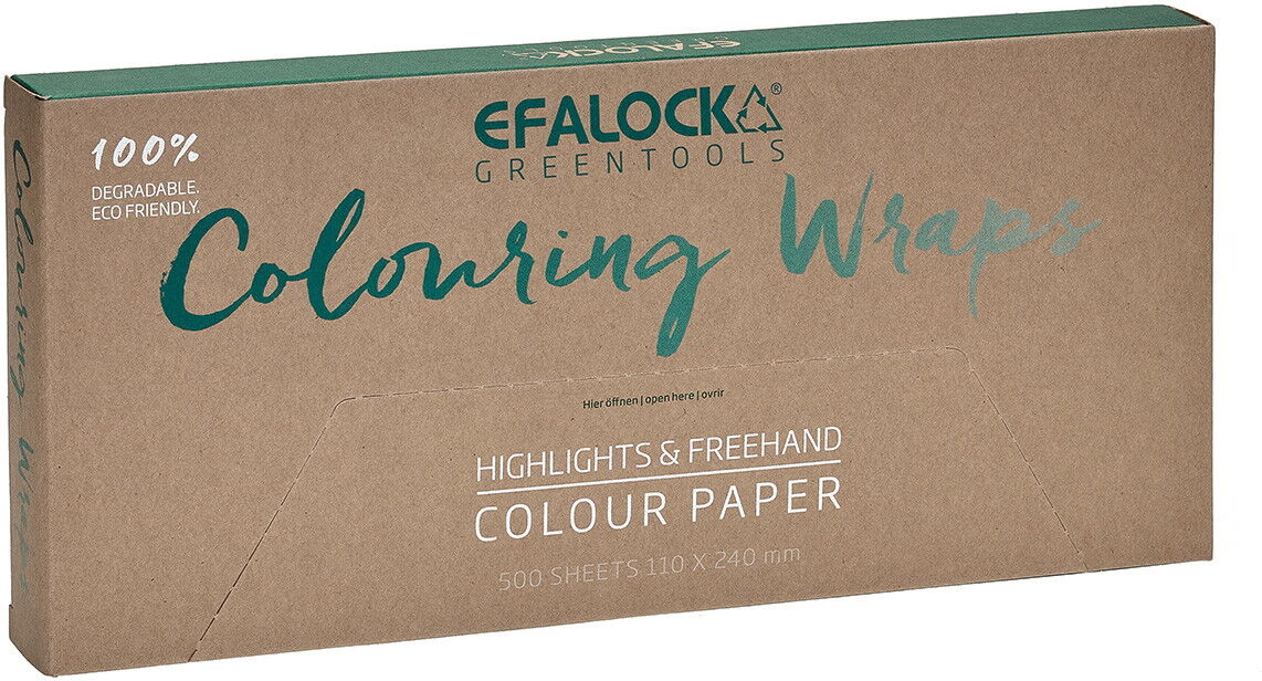 Efalock Greentools Coloring Wraps (500 Blatt)