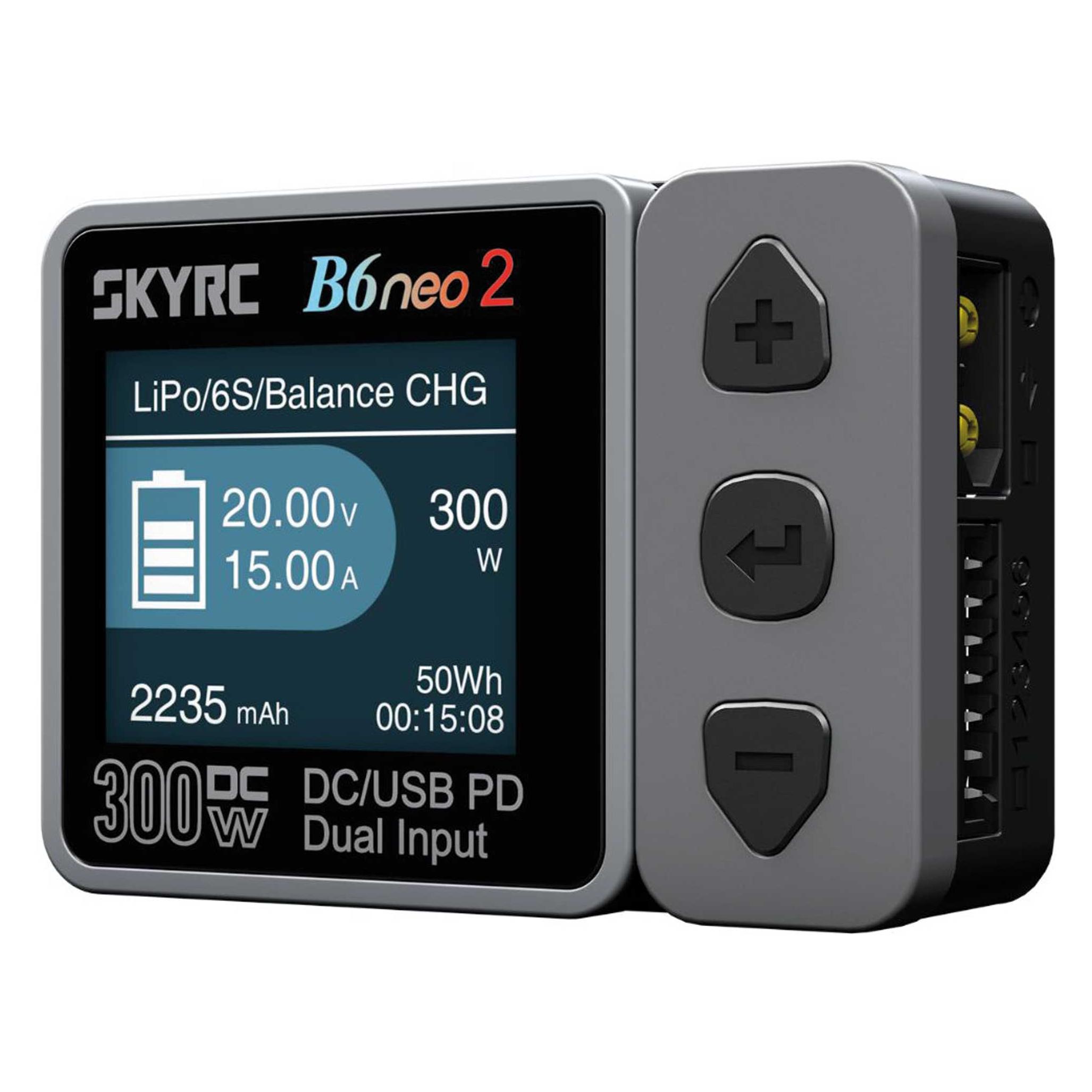 SkyRC B6neo 2 DC Ladegerät grau LiPo 1-6S 15A 300W (SK100225-02)