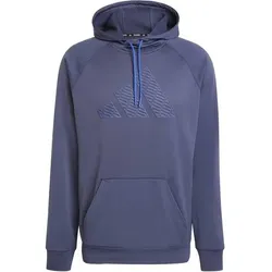 ADIDAS Herren Kapuzensweat Game and Go Training Big Logo, Größe M in Blau Blau