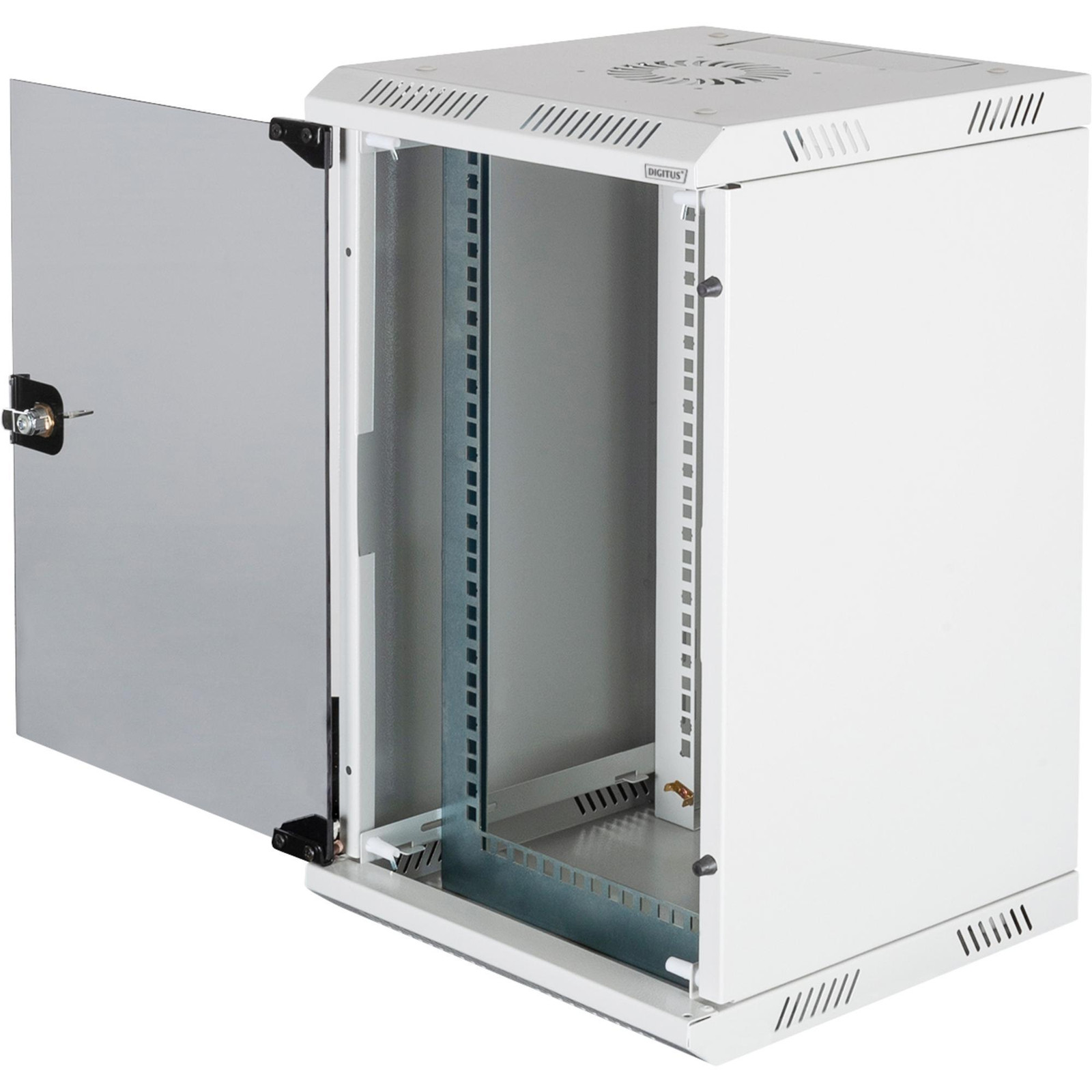 DIGITUS DN-1019 Combinatie wandpaneel 10"/19 inch, IP20, grijs (RAL7035)