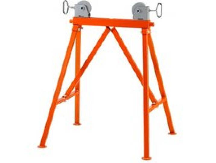 VEVOR Rollenständer mit Rollenkopf 1134 kg Tragfähigkeit Rollenbock #45 Stahl Rollbock 5 bis 91 cm Unterstellbock Arbeitsbock Montagebock Geeignet für Wartung von Rohrleitungen oder Bau von Bauwerken