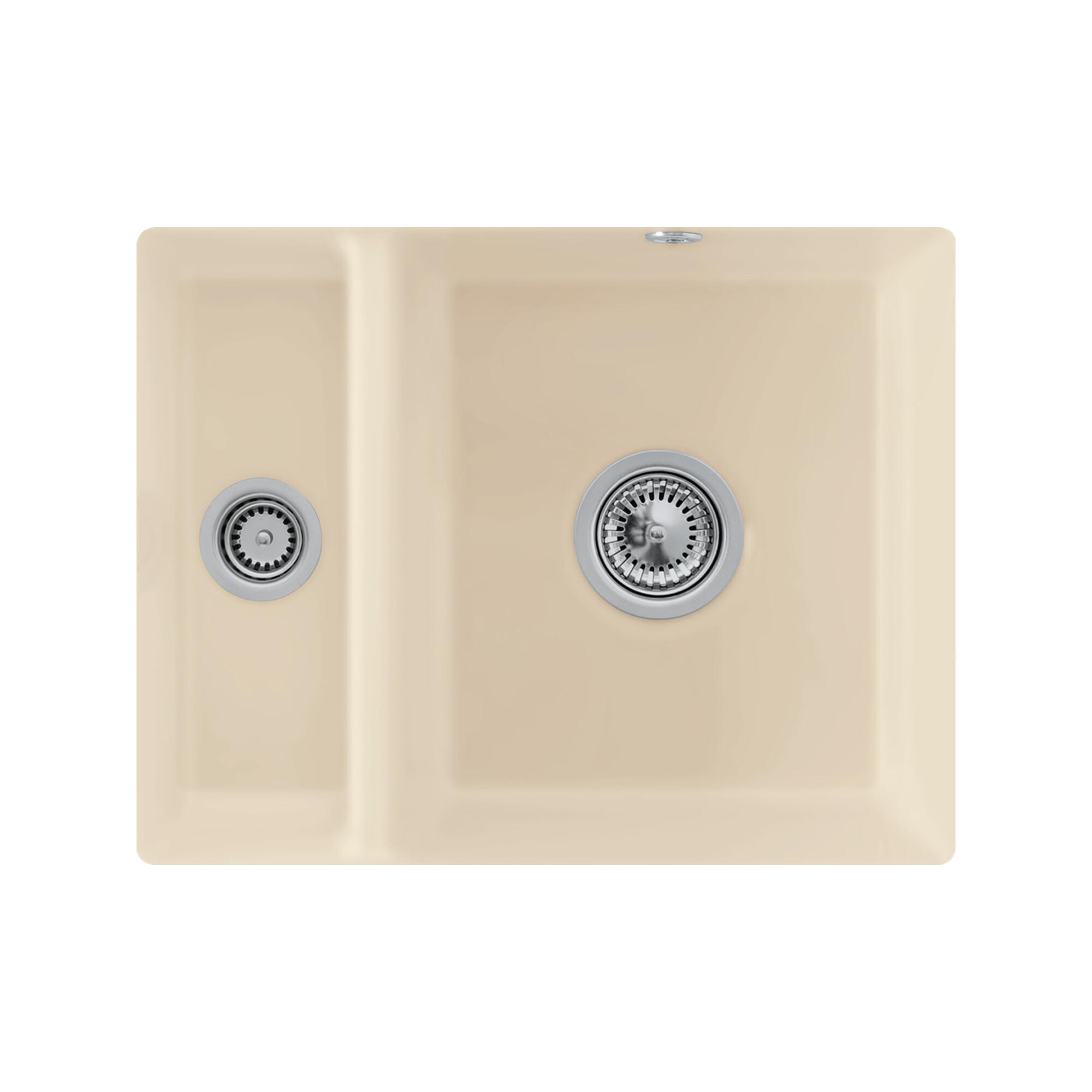 V&B Unterbauspüle Subway 60 XU Spülbecken, pure black ; Villeroy & Boch (675800R7)