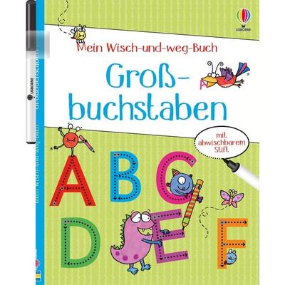 Mein Wisch-und-weg-Buch: Großbuchstaben, Taschenbuch von Jessica Greenwell, Usborne, 978-1-03-570601-3