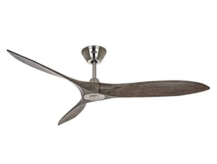 CasaFan AIRSCREW Deckenventilator, Ventilator mit Massivholzflügeln & Propeller-Design, 6 Geschwindigkeiten & Fernbedienung, Leiser DC-Motor für Räume bis 40 qm, Ø 152 cm