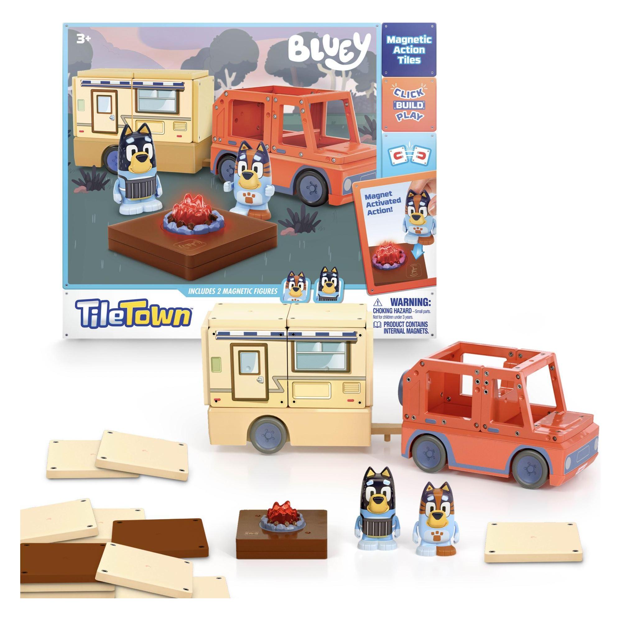 Bluey TILE TOWN - Camper Set (90340) (90340)