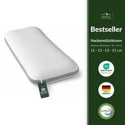 hERZtal Nackenstützkissen Bestseller  Höhe wählbar - 13cm