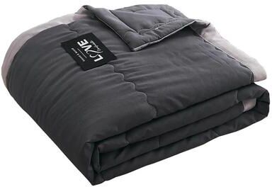 Uplift Picks Double Sided Cooling Blanket Breathable Summer Quilt black 100x140 Cm