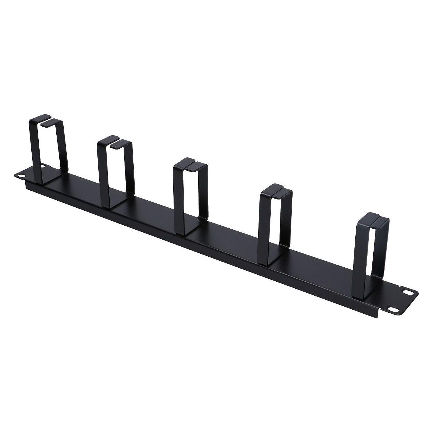 Extralink Cable organizer | 1U, black (EX.8680)
