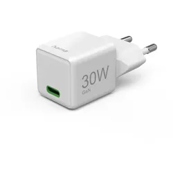 Hama 30W USB-C GaN Schnellladegerät, weiß
