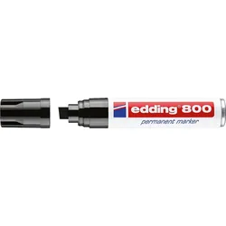 edding Permanentmarker 800 schwarz Strichbreite 4 - 12 mm Keilspitze