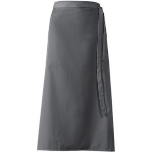 Leiber Kochschürze 11/289/12, Bistroschürze, Unisex, 100x100cm, grau
