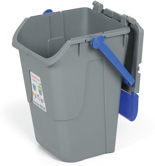 Mobil Plastic Plastikowy kosz do segregacji odpadów ECOLOGY II, 35 l, szaro-niebieski