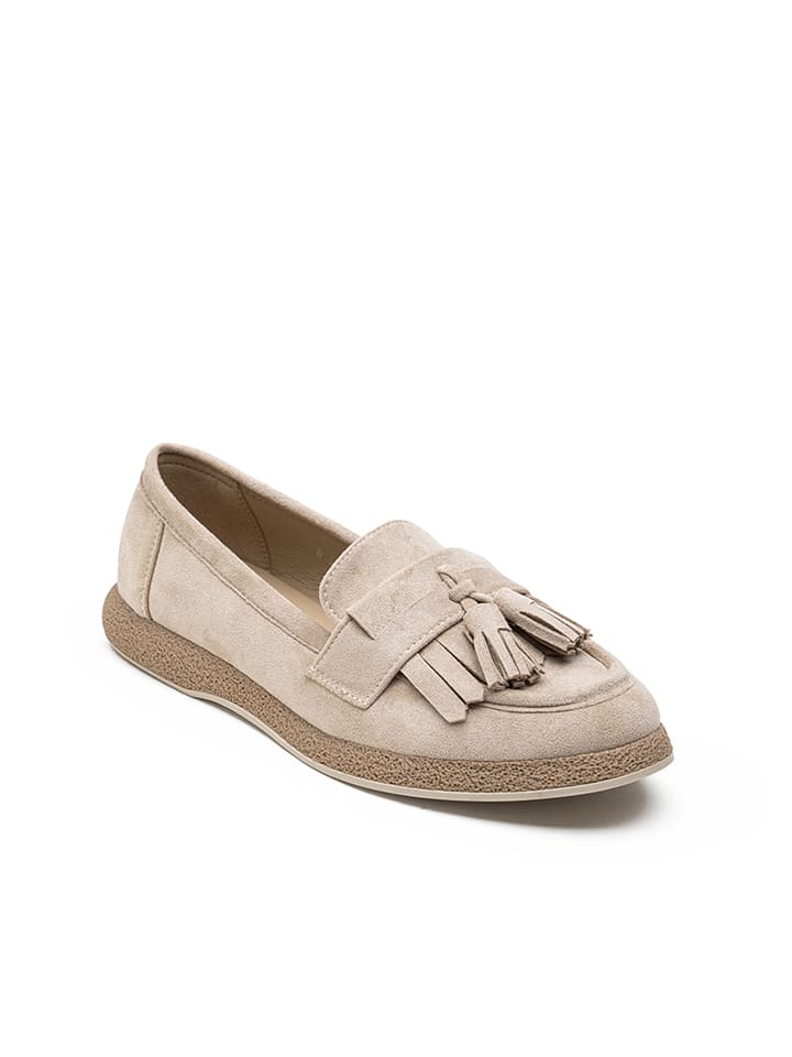Foreverfolie Mokassins in Beige - 38