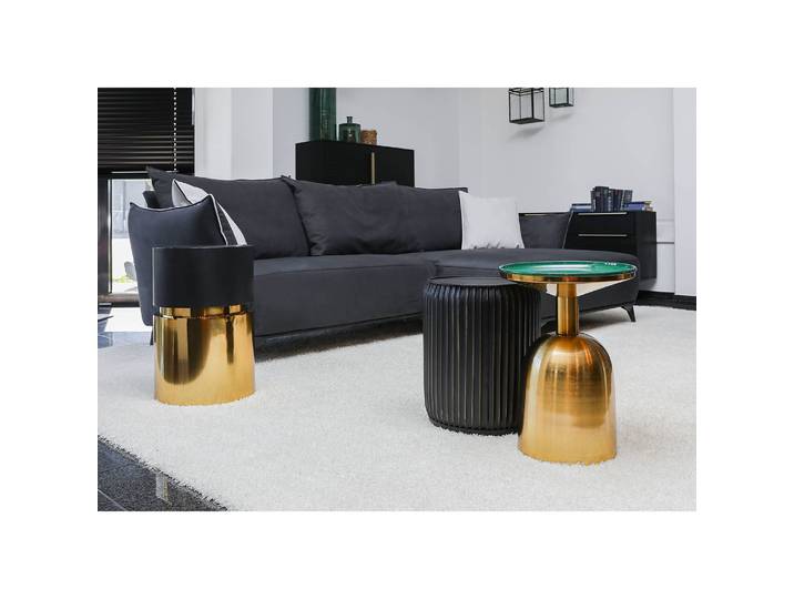 home24 Bijzettafel Payzac II Ø 36cm bruin