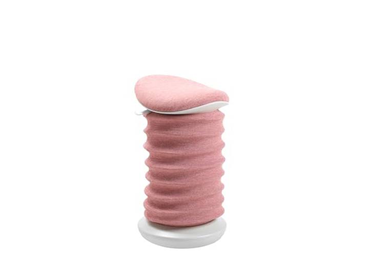 TOPSTAR Sitness 4D AGR-Zertifiziert Dynamischer Sitzhocker Papyrusweiß Rose