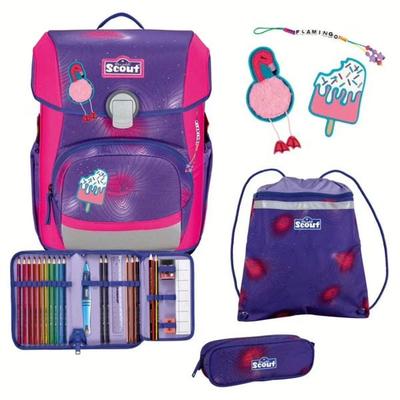Scout Schulranzen Set Neo, Schulranzen Set, 4tlg, Summer