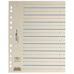 PAGNA Easy Rip Trennblätter 225 g/m2 chamois/blau
