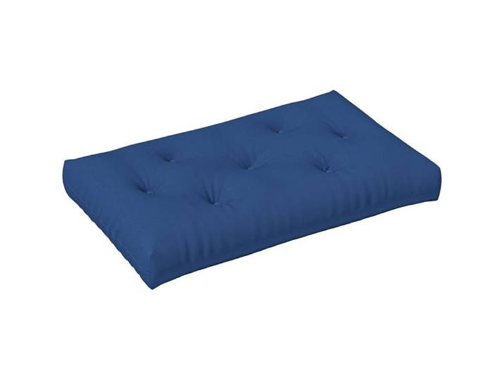 Coussin Palette Imperméable Comprend des sangles 120x80 cm - VERCART - Bleu foncé - Coussin pour banc de jardin terrasse balcon